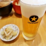 金子屋 - 生ビール