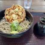 Honoka - 冷たいかき揚げ蕎麦 1.000円