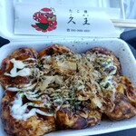 たこ焼 久王 - 料理写真:たこ焼き6個　ソース