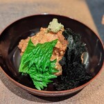 日本料理 TOBIUME - 胡麻ダレであえた鯛