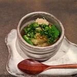 日本料理 TOBIUME - 若松の茄子　モロッコインゲン　鱧　