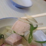 末広食堂 - かしわ　＆　玉ネギ・ネギ　持ち上げ