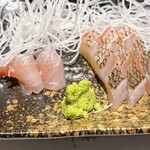 食酒・寅寅 - 三種生魚片拼盤