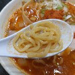 食堂 はせ川 - 東京製麺の中太麺