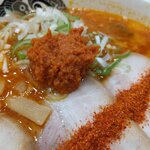 食堂 はせ川 - 馬刺し用の辛みそ