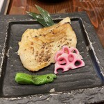 Taishuusakaba Yasaburou - 親方おまかせ焼き魚(ヒラメの西京焼き)