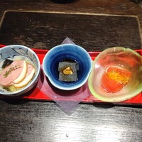 隠れ房 川崎店 - おばんざい三種盛合せ