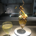 PATISSERIE ASAKO IWAYANAGI - パルフェビジュー®︎ キャラメルポップコーン（ドリンク付） 4,950円（税込）