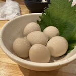 Nisen En Tabe Nomi Houdai To Remon Sawa Hanakoma - うずらの卵