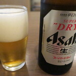 うどん処 和心鶴々 - 瓶ビール