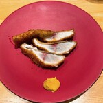 洋食 おがた - 大好物の鯵のレアフライ