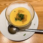 洋食 おがた - 冷製コーンスープ