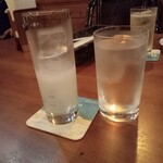 ギリシャ料理&バー OLYMPIA - ウゾ、水