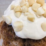 かき氷店 小桃 - このたっぷりのせられたマカダミアナッツ贅沢です！