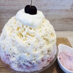 かき氷店 小桃 - アメリカンチェリーのサワークリームチーズケーキ