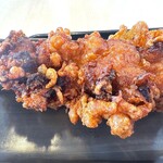 丸政そば - 山賊揚げ200g位あり