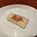カッフェ・クラシカ - 前菜／枝豆のスフォルマート ミラノサラミ添え