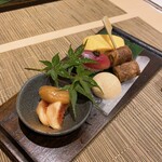 銀座 泉 - 前菜5種