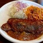 大衆ステーキ 肉の助 - ビフテキ定食　1,790円