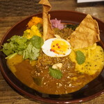 カレーショップ初恋 - ３種合いがけ　1,500円