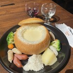 Otaru Bain - 人気メニューのチーズフォンデュ
