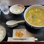 丸加 - 料理写真:カレーうどんランチ