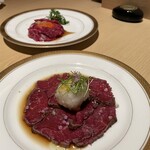 雪月花 たなかさとる - トロッと！神戸牛のたたき