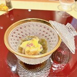 和亭・瀧野川 - アワビの冷製
      アワビは柔らかく蒸されてます