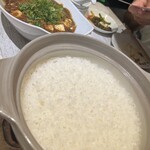 旨し酒　風丹 - 三田産炊きたてキヌヒカリ・四川風麻婆豆腐