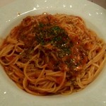 カラバ ティー - トマトソースパスタ