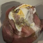 千舟食堂飴市場 - ミニローストビーフ丼