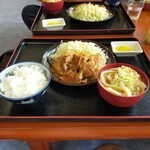 山崎家うどん - 焼肉定食うどん付