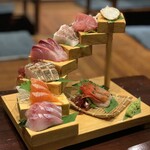 越後一会 十郎 - お刺身5種盛3人前　3240円