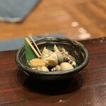 越後一会 十郎 - バイ貝酒蒸し880円