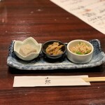 越後一会 十郎 - お通し