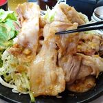 まるやま食堂 - ばらしょうが焼定食300グラム（大盛）1,700円