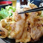 まるやま食堂 - ばらしょうが焼定食300グラム（大盛）1,700円