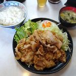 まるやま食堂 - ばらしょうが焼定食300グラム（大盛）1,700円
