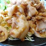 まるやま食堂 - ばらしょうが焼定食300グラム（大盛）1,700円