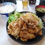 まるやま食堂 - ばらしょうが焼定食300グラム（大盛）1,700円