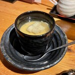 Otonano Izakaya Doppo - お通し ハモのった茶碗むし風