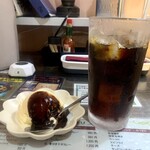 キッチン あずま - 食後のデザート♡とトラジャICE珈琲♡
