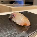 Sushi Taka - 天然縞鯵（和歌山）