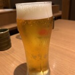 石焼ステーキ贅 - グラスビール  クーポンで無料