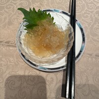 中国料理 桃李 - くらげの冷菜､､､コリコリ食感とさっぱり美味しい　おかわりしました笑