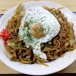 天神橋 - 富士宮焼きそばミックス大盛り目玉焼きトッピング