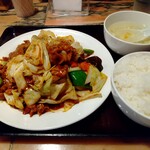 中国料理 西安刀削麺 - 「回鍋肉」全景