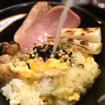 とん唐てん - 鴨肉の葱塩親子丼