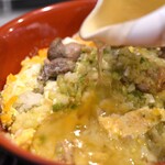 とん唐てん - 鴨肉の葱塩親子丼