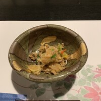 おしょくじ處 今 - ハモ皮おろし和え